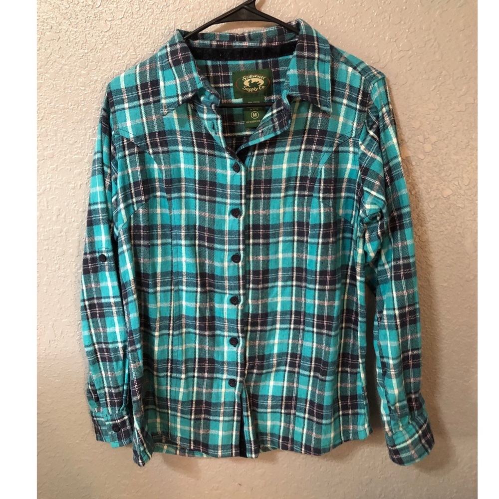 Blue Plaid Flannel